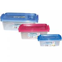 Контейнер 3в1 (0,5л-1л -2л) для пищевых продуктов прямоугольный