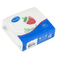 Салфетки бумажные 1 слой Лилия 24*24см Вкус лета 50л /72шт/1602