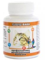 Витамины для кошек ВАКА Профилактика МКБ 80таб