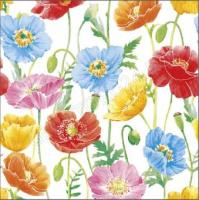 Салфетки бумажные 2 слоя Лилия 33*33см Лето 20л /15шт/2449