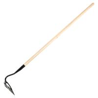 Мотыга стальная усиленная 190х60х1430мм деревянный черенок СИБРТЕХ