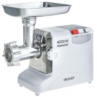 Электромясорубка DELTA LUX  4000Вт нерж.белый DE-604М/4шт/
