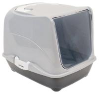 Туалет бокс д/кошек ZooM 43*32*33см серый /2929/Дарэлл
