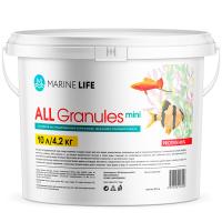 Корм для рыб Marine Life ALL Granules Mini 10л/4,2кг