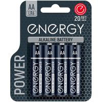 Батарейка Energy Alkaline Power LR6/4B АА (4шт) /144шт/107044