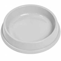 Миска одинарная пластик для персов с низким бортом 250мл св-серый/2240Дарэлл
