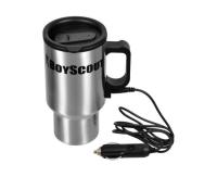 Термокружка 450мл "BOYSCOUT" с подогревом 12В + USB