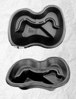 Пруд Байкал 120л черный 111*82*34см /ПЛ