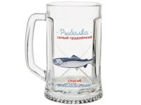 Кружка д/пива 500мл Ладья на рыбалке 1008/6шт/ДК