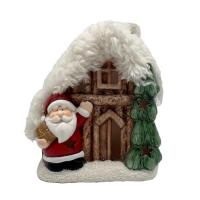 Фигура декор Дом деда мороза с LED подсветкой HS-544/ 6шт/Listok
