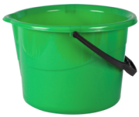 Ведро 13л Волна зеленый 020291