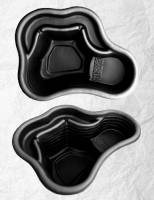 Пруд Байкал 150л черный 120*84*39см /ПЛ