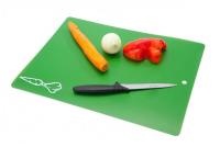 Комплект доска для овощей +нож (пластик, металл) DO-4 /60шт/Пром