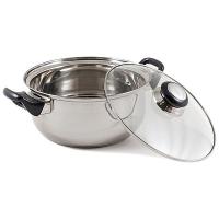 Кастрюля с стелянной крышкой 2,8л