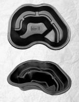 Пруд Байкал 110л черный 115*80*36см /ПЛ