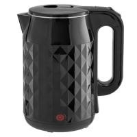 Чайник электр. 1,8 л DELTA пластик черный 