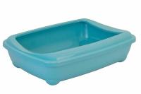 Туалет д/кошек ЭЛЬВА д/мейн-кунов глубокий 56*43*15см бирюза/2911/Дарэлл