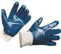 Перчатки МБС маслобензостойкие с синим манжетом
