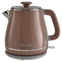 Чайник электр. 1,8 л DELTA LUX пластик коричневый