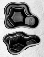 Пруд Байкал 135л черный 125*86*36см /ПЛ