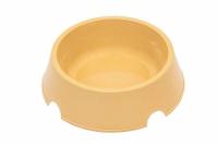 Миска одинарная пластик для собак 700мл бежевый