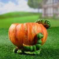 Фигура Тыква с гусеницей и листом АФ