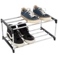 Полка д/обуви 2-х ярусн. 45.5*25.7*20.6см  металл+полипр. 100511