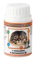 Витамины для кошек ВАКА с Кальцием и витамином Д3 80таб