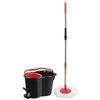 Швабра д/пола Торнадо МорМ-24 в комплекте с ведром 109134/4шт/Рыжий Кот