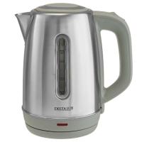 Чайник электр. 1,8 л DELTA LUX нерж. серый DE-1015/12шт/