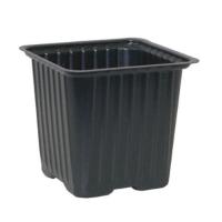 Рассадник 0,21л КВ7М черный 7*7*6,5см лист 0,8