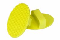 Щётка-чесалка массажная 9*13*h4см резиновая неоновая/0205/Дарэлл