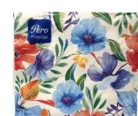 Салфетки бумажные 3 слоя Pero Prestiqe 33*33см Мечта 20л /12шт/2517