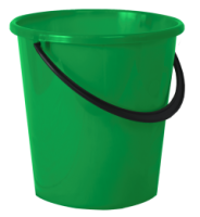 Ведро 12л Ромашка зеленый 02014