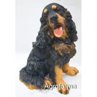 Фигура Собака Русский Спаниель сидящий 34см АФ