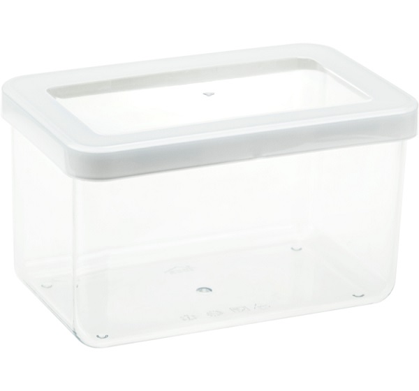 Емкость д/сыпуч. прод. 1,1л СТЕП белый М1296 /12шт/М-пласт 