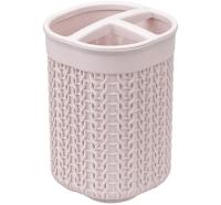 Подставка для зубной щетки и пасты Вязание чайная роза М2240 