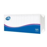 Салфетки бумажные 1 слой Лилия 24*24см белые 400л /6шт/0250/0029