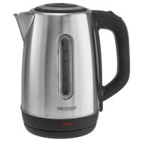 Чайник электр. 1,8 л DELTA LUX нерж. черный DE-1015/12шт/