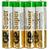 Батарейка GP Super Alkaline G-TECH AAА 4шт пленка