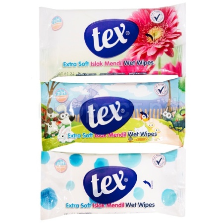 Салфетки влажные TEX 15шт  /36/288шт
