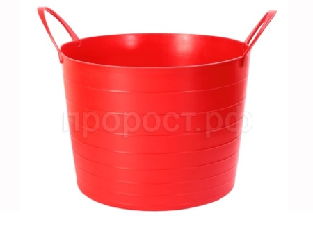 Корзина мягкая 27л красный М2881 