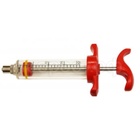 Шприц нейлон. с упором для пальцев 20мл Луер-Локк