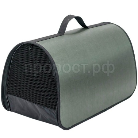 Сумка переноска ЧИП Саквояж №0 жесткая нейлон зеленый 32,5*19,5*19,5см/90000/