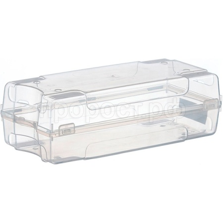 Коробка для хранения обуви 32*19*10,5см с ручкой прозрачный М2868 