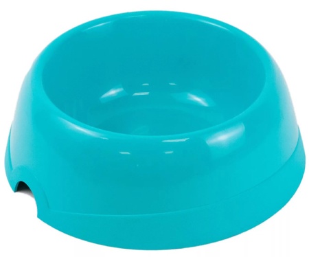 Миска одинарная пластик №5 1,2л бирюзовая/2305бирюз/Дарэлл