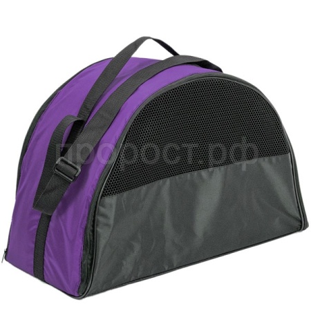 Сумка переноска ЧИП Конверт-Полукруг №3 расклад.с карманом и ремнем 48*26*31 фиолет./9058фиол/Дарэлл