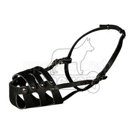 Намордник для собак кожа цельнокроеный №3