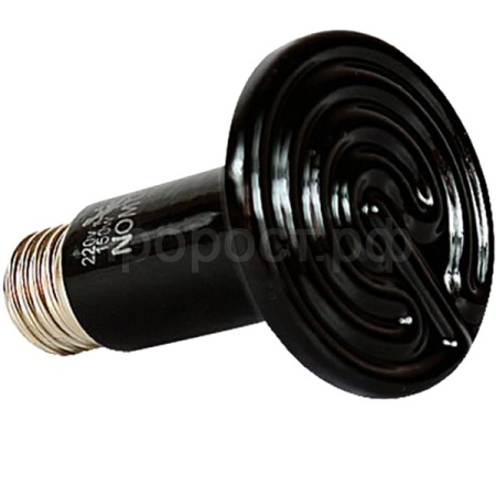 Лампа керамическая Nomoy Pet Normal 7х10см 220В E27 50Вт черная/АЛ