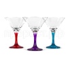 Набор бокалов ЭНЖОЙ 3 шт. 190 мл (с цв.ножками)96180BD
